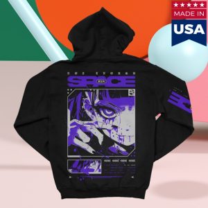 kenny Thriller Records Merch Store Not Enough Space Manga Black Hoodies kenny Thriller Records Merch Store Not Enough Space Manga Black Hoodies