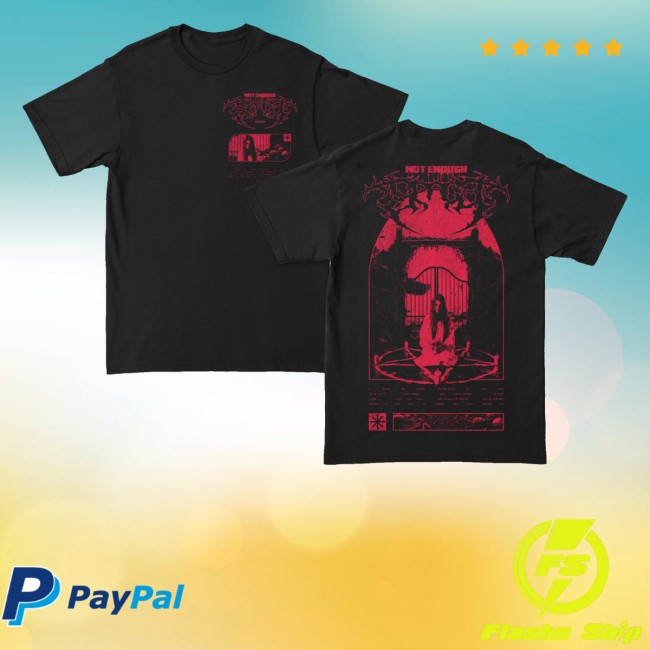 kenny Thriller Records Merch Store Not Enough Space Pentagram Black Shirt kenny Thriller Records Merch Store Not Enough Space Pentagram Black Shirt