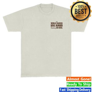 kenny Txdxe Merch Store Soul Burger Tour White Shirt