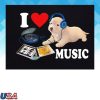 kenny Uma Penca Merch Store Camiseta I Love Music Dog 2 Shirt