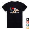 kenny Uma Penca Merch Store Camiseta I Love Music Dog 2 Shirts