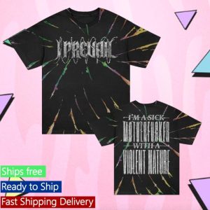 kenny Violent Nature Black Tie Dye Shirt