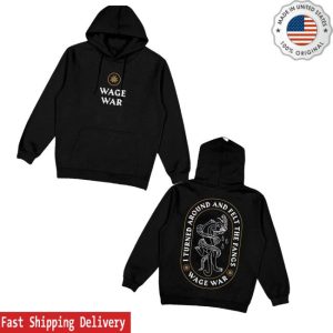 kenny Wagewar Band Merch Fangs Hoodiev kenny Wagewar Band Merch Fangs Hoodiev
