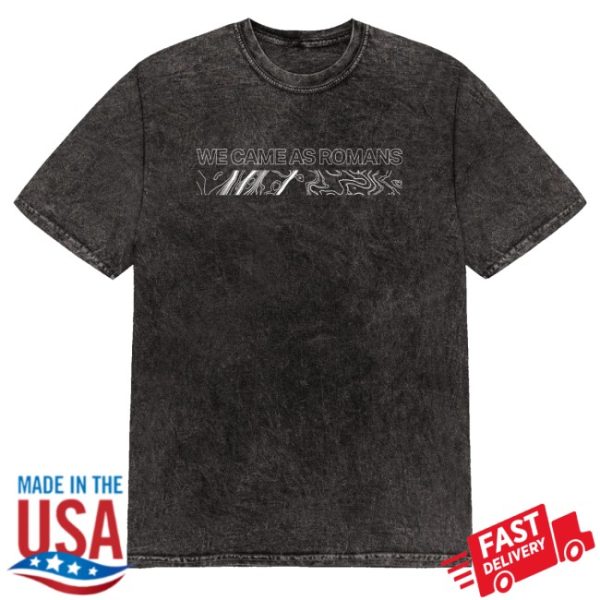 kenny We Came As Romans Merch Topography Mineral Wash Shirt1