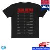 kenny Zach Bryan Merch Store Zb Photo Dateback Shirts