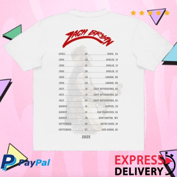 kenny Zach Bryan Merch Store Zb Silhouette Shirts