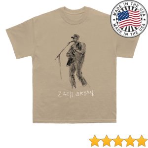 kenny Zach Bryan Merch Store Zb Sketch Shirt