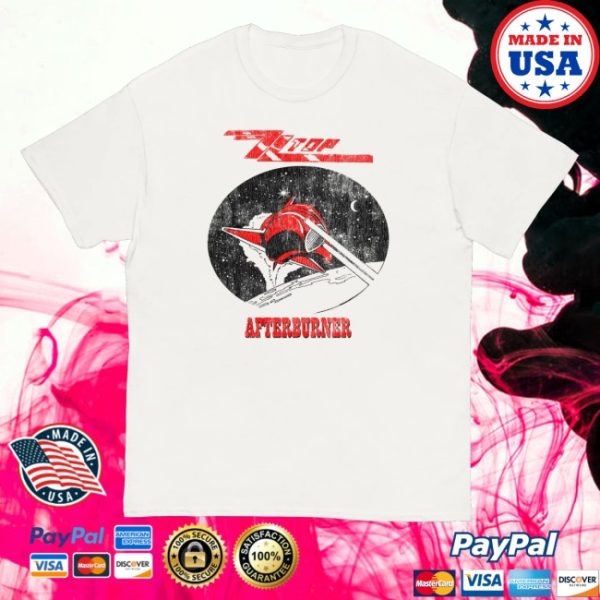 kenny Zz Top Merch Store Afterburner Illustrated Shirt