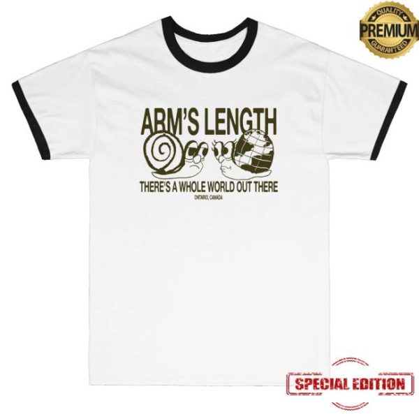 kenny gfhijOfficial Arms Length Merch Shop Theres A Whole World Out There Shirt