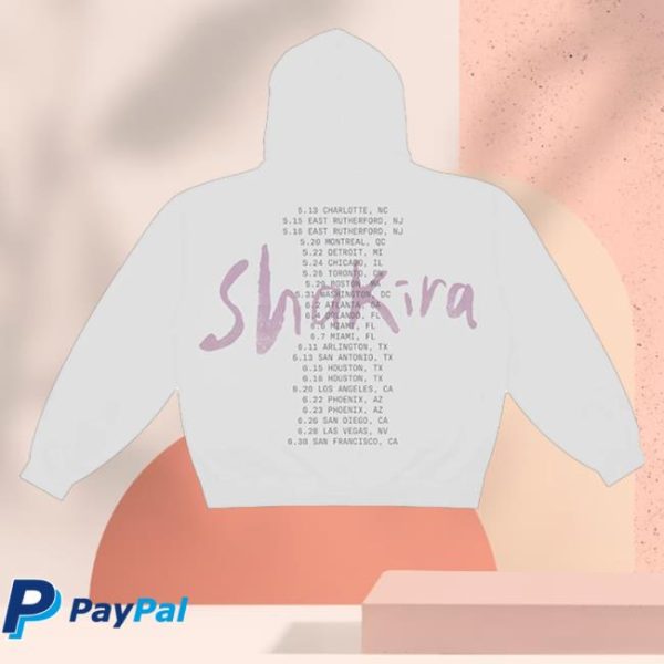 kenny sau Official Shakira Merch Shop Lmynl World Tour Hoodie
