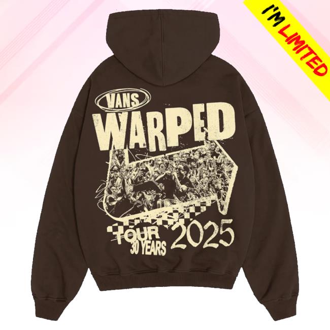 Official Vans Warped Tour Stage Dive Hoodie - Graphic Design Prints