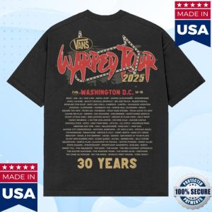 kenny sau Official Vans Warped Tour Washington DC Official Lineup Shirt kenny sau Official Vans Warped Tour Washington DC Official Lineup Shirt