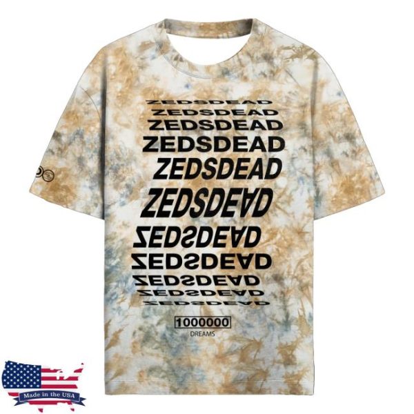 kenny trc Official Zeds Dead Merch Shop Store Dream Tree Tie Dye Shirt