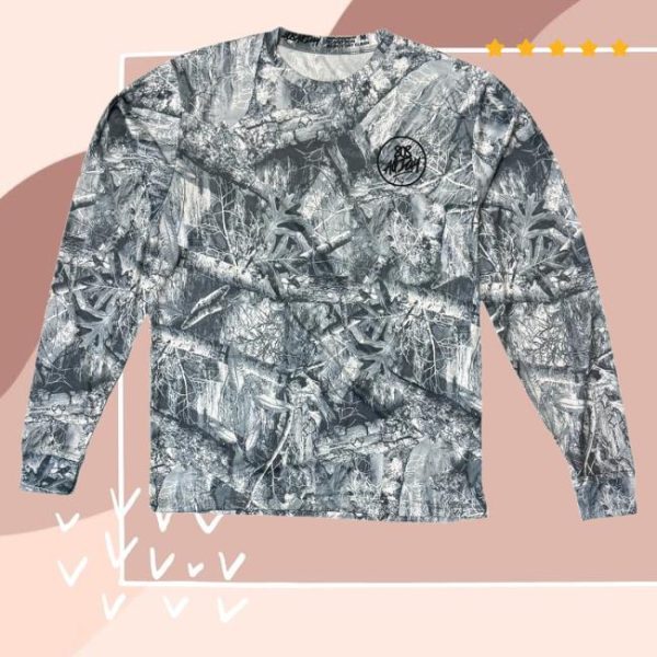 kenny 808 All Day Merch Shop Store White Real Tree Camo Dri Fit Performance Long Sleeve Shirt