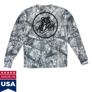 kenny 808 All Day Merch Shop Store White Real Tree Camo Dri Fit Performance Long Sleeve Shirtz