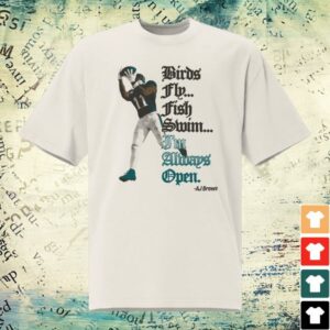 kenny Ajbrown11 Merch Shop Store Aj Brown Im Always Open Shirt