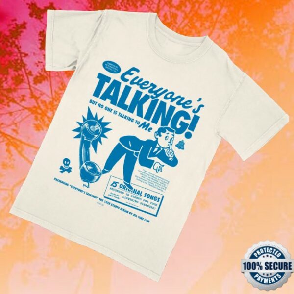 kenny All Time Low Store Merch But No One Is Talking To Me Shirts