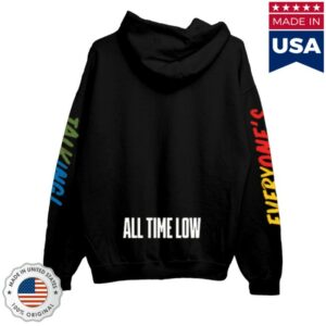kenny All Time Low Store Merch Everyones Talking Zip Hoodie kenny All Time Low Store Merch Everyones Talking Zip Hoodie