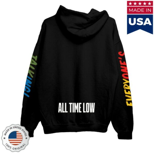 kenny All Time Low Store Merch Everyones Talking Zip Hoodie