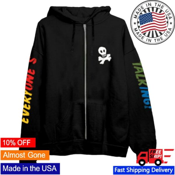 kenny All Time Low Store Merch Everyones Talking Zip Hoodies