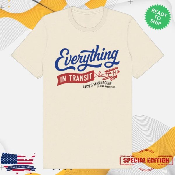 kenny Andrew Mcmahon Merch JackS Mannequin Everything In Transit 20 Year Anniversary Shirt