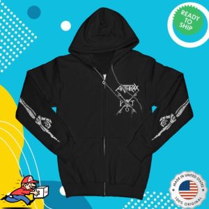 kenny Anthrax Merch Store Persistence Of Time Zip Hoodie kenny Anthrax Merch Store Persistence Of Time Zip Hoodie