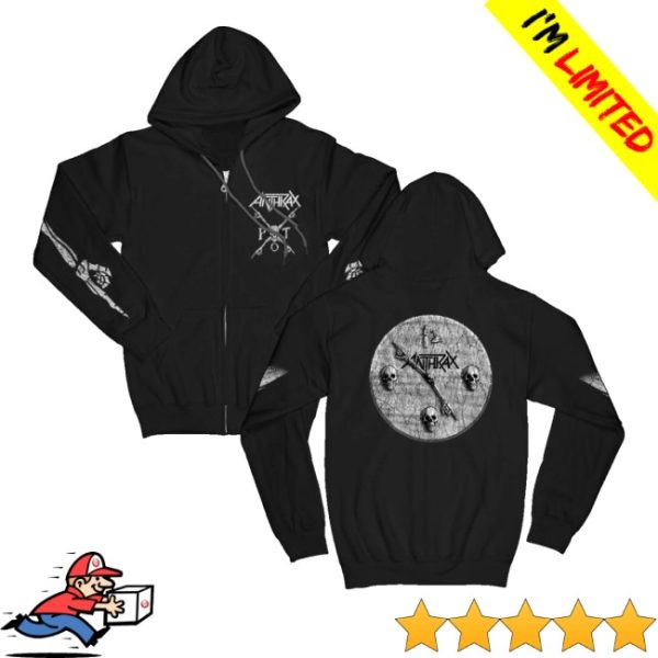 kenny Anthrax Merch Store Persistence Of Time Zip Hoodiess