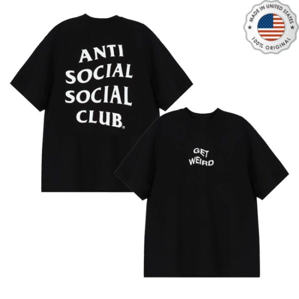 kenny Anti Social Social Club Store Merch Get Weird Wavy Shirtss