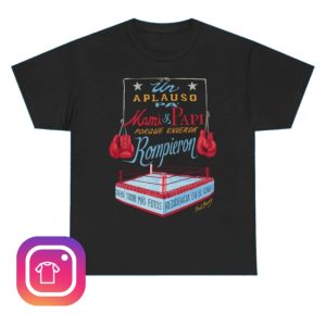 kenny Bad Bunny Dtmf Merch Store Black Boxing Shirt