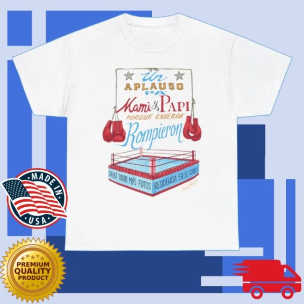 kenny Bad Bunny Dtmf Merch Store White Boxing Shirt