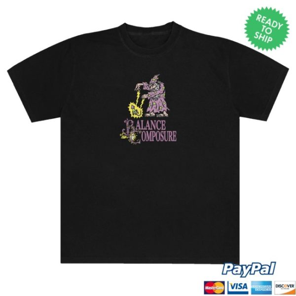 kenny Balance And Composure Merch Wizard Black Shirt