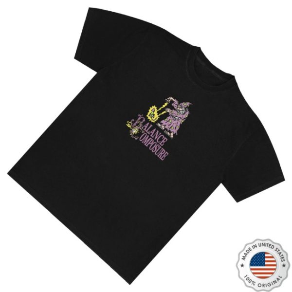 kenny Balance And Composure Merch Wizard Black Shirt0