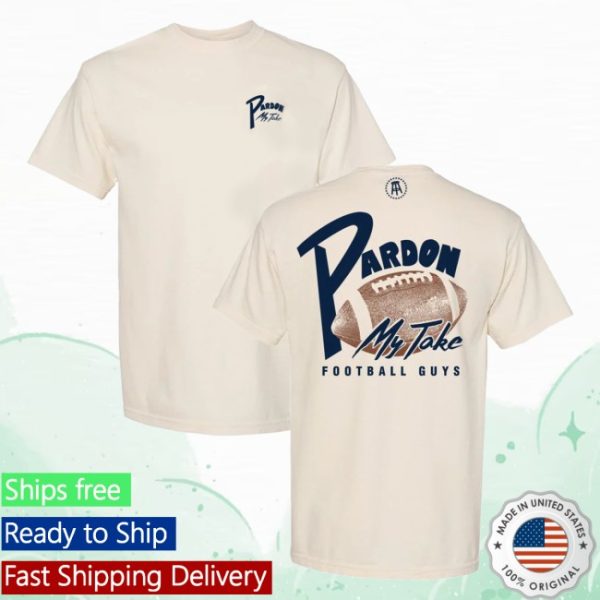 kenny Barstool Sports Store Pardon My Take Football Tee