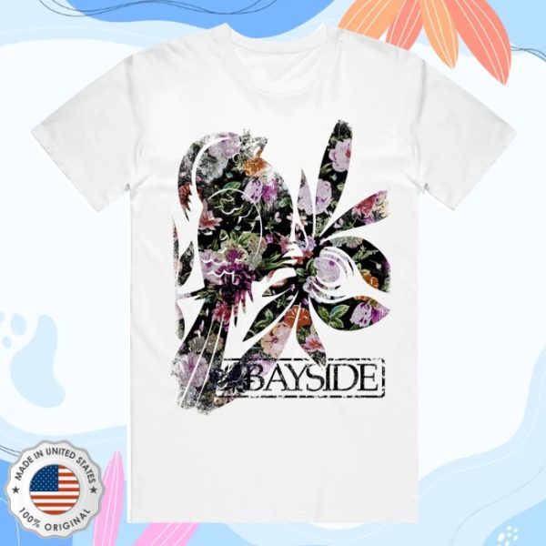 kenny Bayside Rmerch Store Shudder Bird Floral White Shirt