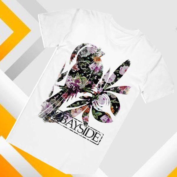 kenny Bayside Rmerch Store Shudder Bird Floral White Shirts