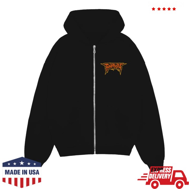 Beartooth Store Merch Jack-O-Skull Zip Up Hoodie - Graphic Design Prints