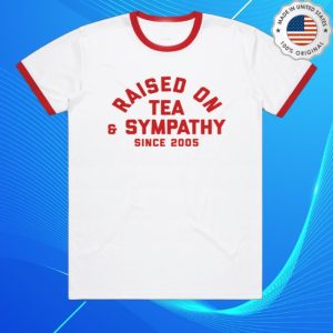 kenny Bernard Fanning Merch Store Raised On Tea Sympathy Red White Ringer Shirt