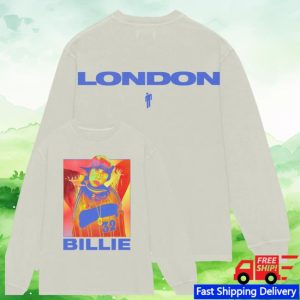 kenny Billie Eilish Merch Shop Store Heat Map London Long Sleeve Shirt