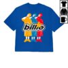 kenny Billie Eilish Merch Store Billie Repeat Blue Shirt