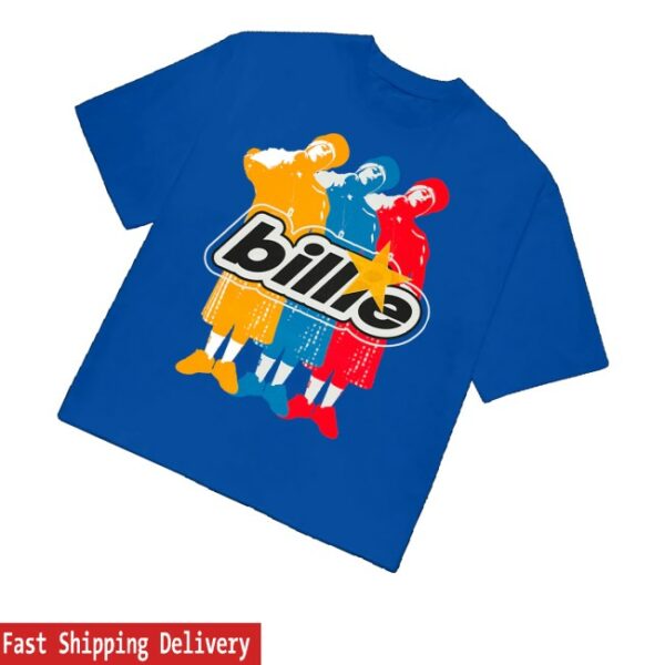 kenny Billie Eilish Merch Store Billie Repeat Blue Shirts