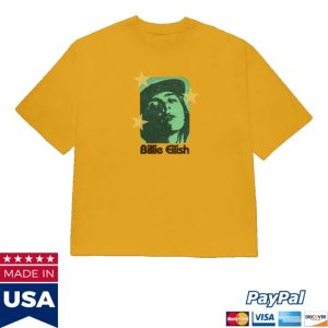 kenny Billie Eilish Merch Store Dice Yellow Shirt
