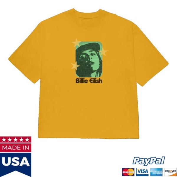 kenny Billie Eilish Merch Store Dice Yellow Shirt