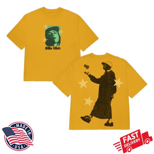 kenny Billie Eilish Merch Store Dice Yellow Shirtss