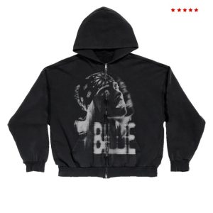 kenny Billie Eilish Merch Store London Flag Zip Hoodie