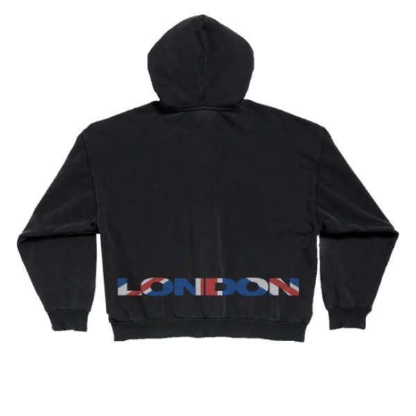 kenny Billie Eilish Merch Store London Flag Zip Hoodies