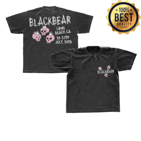 kenny Blackbear Merch Store Vintage Long Beach Pink Skull Shirtss