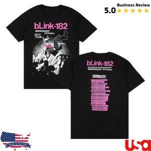 kenny Blink 182 Merch Store Missionary Impossible Tour Black Shirtdd kenny Blink 182 Merch Store Missionary Impossible Tour Black Shirtdd