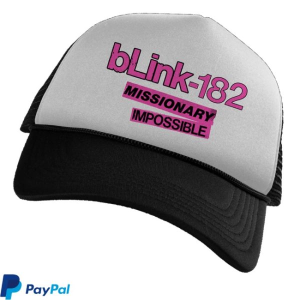 kenny Blink 182 Merch Store Missionary Impossible Tour Trucker Hatx