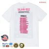 kenny Blink 182 Merch Store Missionary Impossible Tour White Shirts