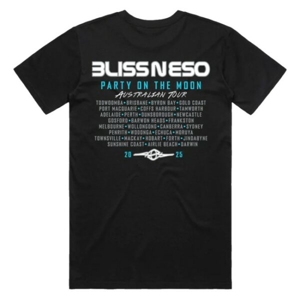 kenny Bliss N Eso Merch Store Nasa Party On The Moon Black Shirts